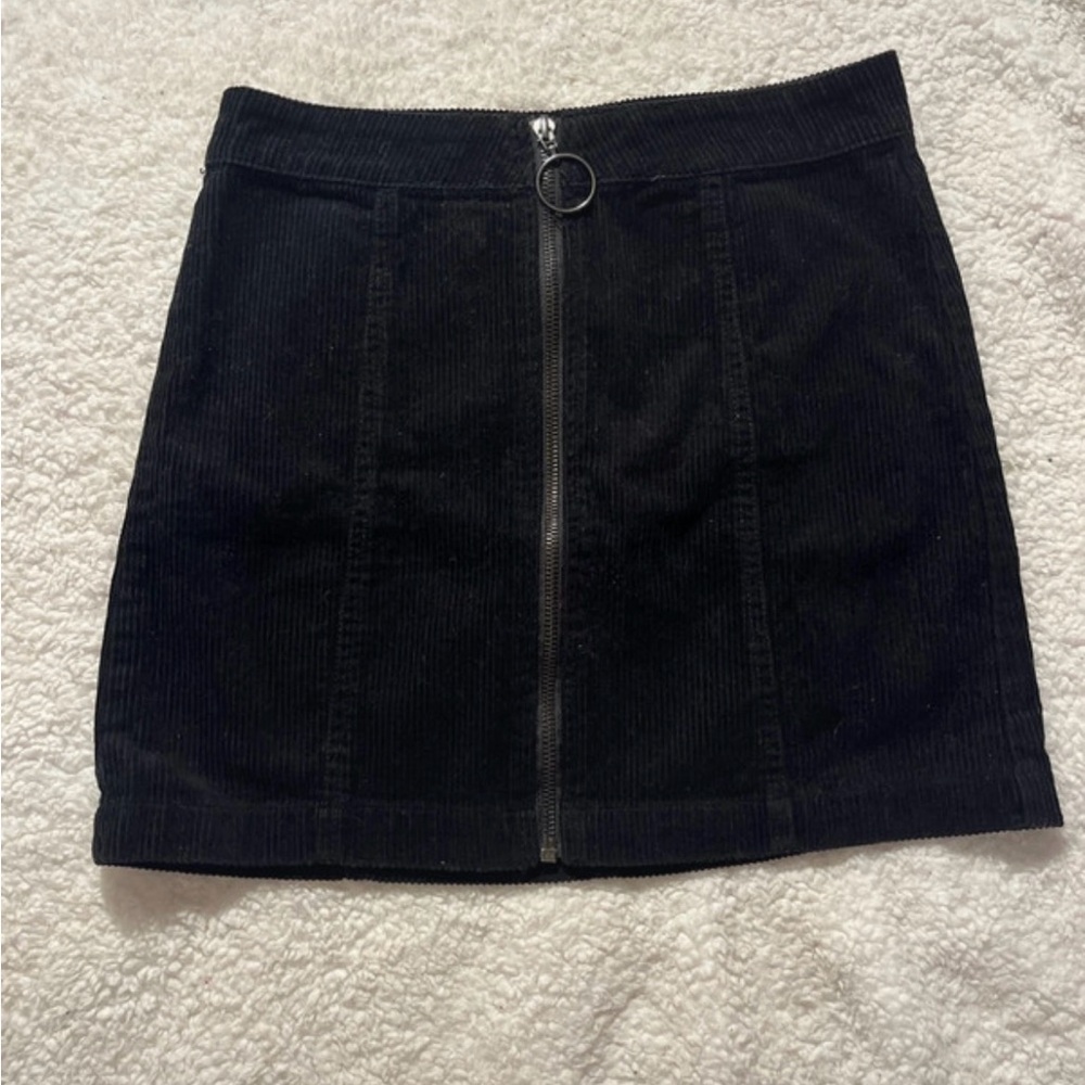 Black Mini Pencil Skirt for Casual Work
